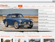 Tablet Screenshot of classix.se